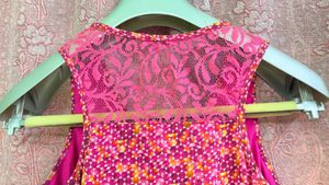 Pink Floral Tank Top