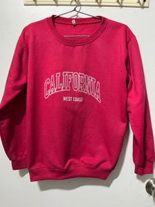 Pink California Graphic Sweatshirt