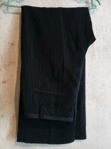 Pinstripe Wide Leg Trousers