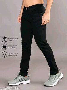 Dark Blue Denim Jeans