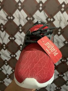 Red &amp; Black Sneakers