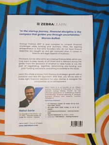 Zebralearn Startup Finance 360° Book