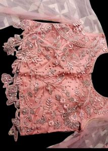 Stylish Ruffle Lehenga And Blouse