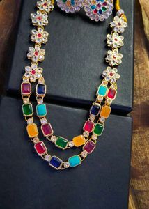 Multicolour Partywear Jewellery Set