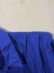 Blue Crop Top Shirt