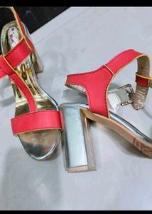 Red Golden Heels