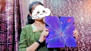 Purple Flower Canvas Painting