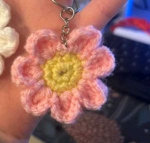 Pink Flower Charm