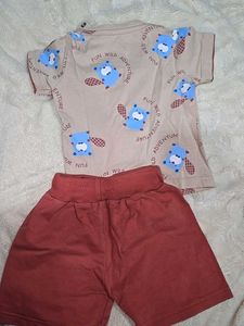 Boys T-shirt &amp; Shorts Set - O-6m