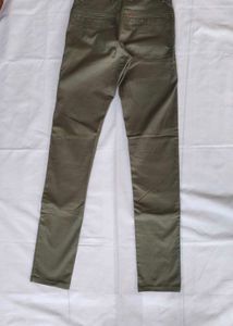 Olive Green Slim Fit pant