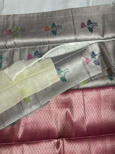Pink Silk Saree