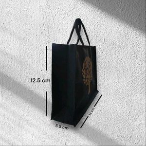 Beautiful Black Canvas Bags Combo For Women