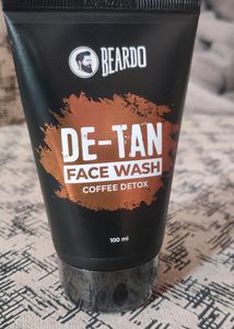 (Sealed New)BEARDO De-Tan Face Wash for Men, 100ml