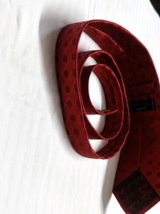 Bagutta By Bentley Red Patterned Silk Tie
