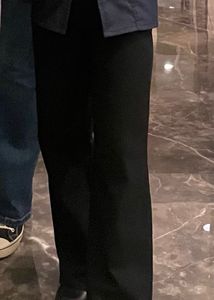 Black Wide Legged Trousers
