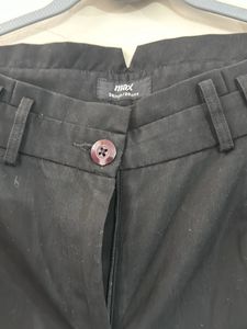 Women max Formal Trouser Black