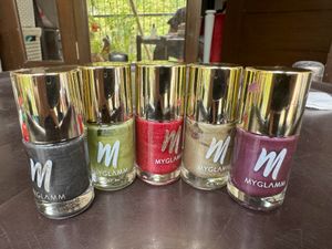 Pack Of 5 Myglamm Matte Nail Polish