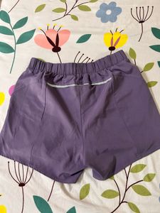 Purple Workout Shorts