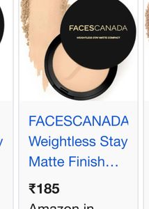 FACESCANADA Matte Compact brand new‼️