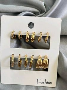 Combo Of Hoops Earrings