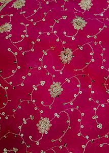 Dark Pink Colour Saree