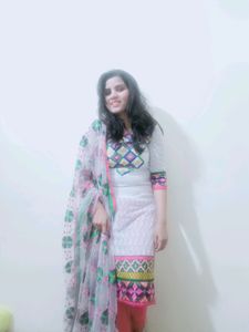 Phulkari Dupatta Suit