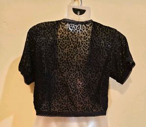 Size S/M 🎁Buy 2 Get 1 Free🎁 Lace Bolero Shrug