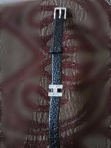 Black 'H' Rhinestone Choker