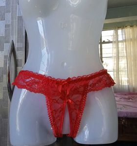 Red Lace Thong