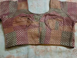 Vintage Brocade Saree Blouse