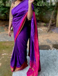 Elegant Purple Saree