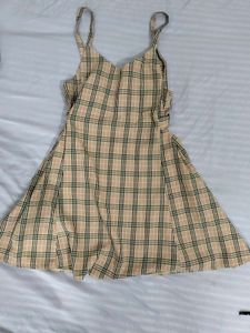 Cute Plaid Mini Dress