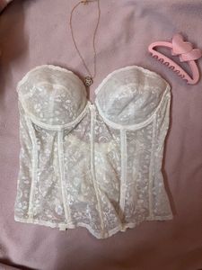 Vintage Lace Bustier Corset Top
