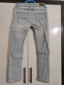 Negotiable Light Wash Denim Jeans