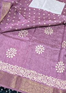Elegant Purple Saree
