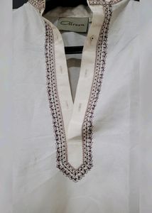 Men Three Piece Kurta Pyjama Jacket Party Wear Set