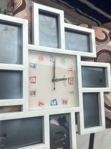Photo Wall Clock Decor