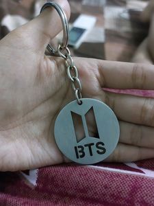 Bts Keychain With Logo Cutout