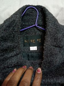Long Overcoat Dark Grey