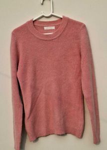 Pink Crew Neck Sweater