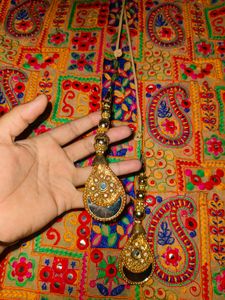 Heavy Full Embroidered Kurti With Latkan
