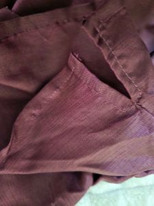 Mauve Kurta Set Cotton Silk