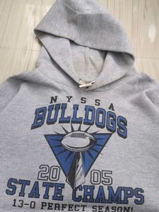 A Vintage 2005 NYSSA BULLDOGS rugby Hoodie