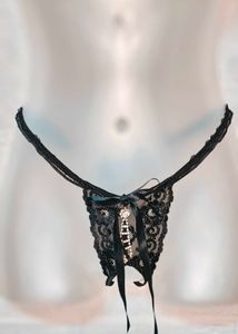 New Piece Diamond Studded Lace G String Panty