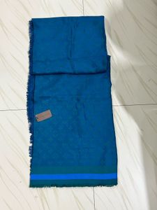 Elegant Blue LV Shawl