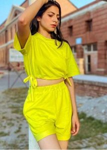 Neon Yellow Co-ord Set