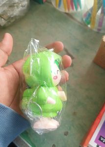 Kawaii Green Character Figure Keychain