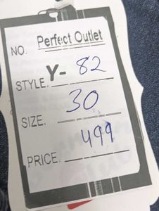 Y-82 Size-30 Chic High-Waisted Denim Jeans