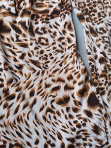 Leopard Print Button-Down Blouse