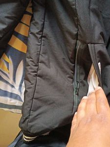 Men's Stylish Black Hooded Jacket